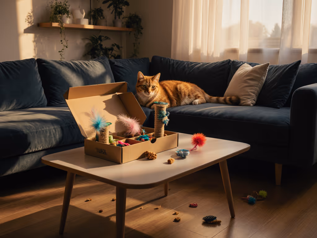 Customizable Cat Subscription Boxes Reduce Night Zoomies