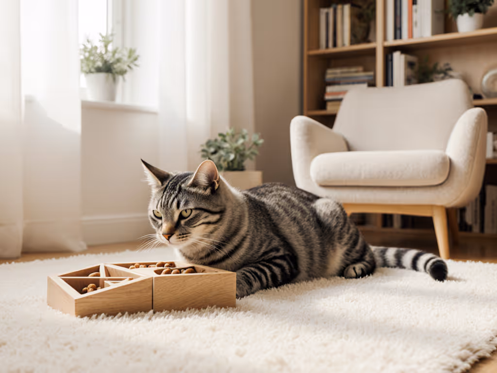 Quiet Cat Enrichment Toys for Anxiety-Free Alone Time