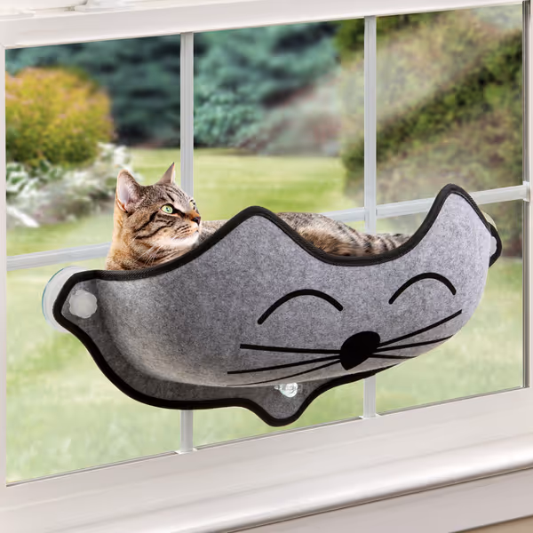K&H EZ Mount Kitty Face Cat Window Perch