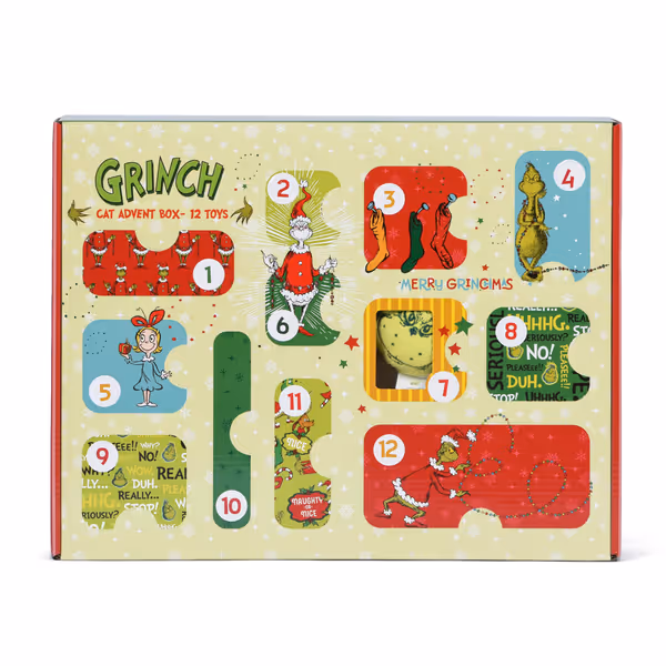 Grinch Cat Advent Box