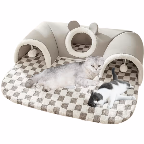 Cat Tunnel & Bed Combo