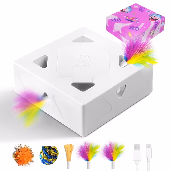 Migipaws Automatic 3-in-1 Interactive Cat Toy